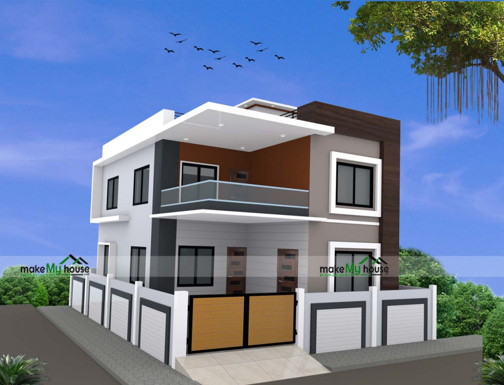 Duplex Exterior house design