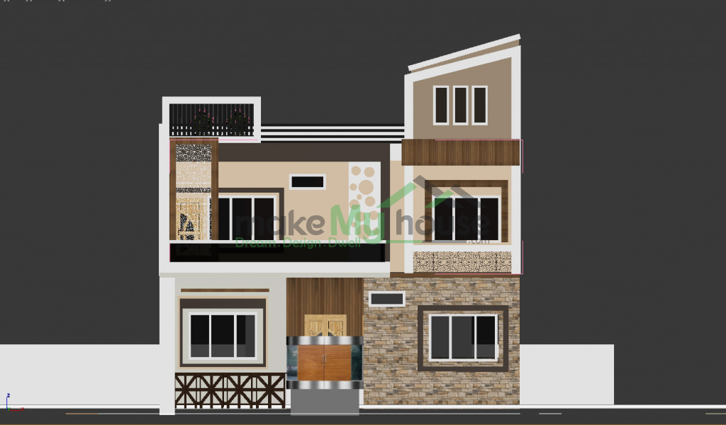 2040 Sqft 2 Storey House Plan