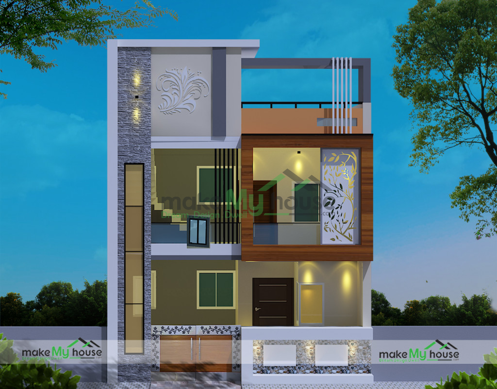 23ft x 49ft Architect in Bijnor  