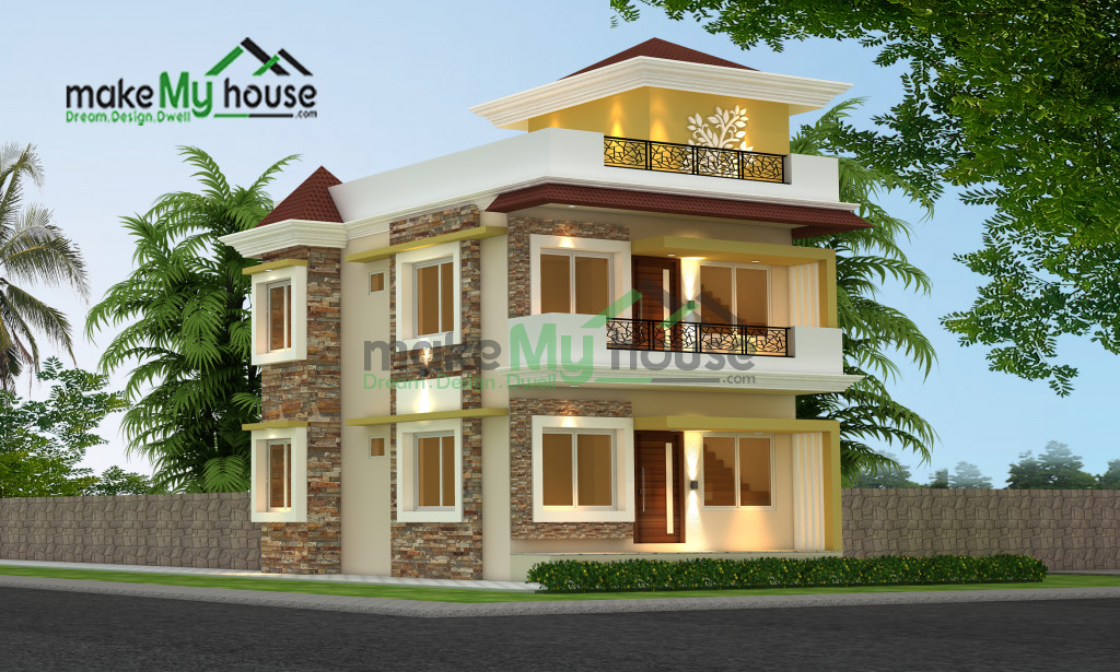 Duplex House Elevation Design