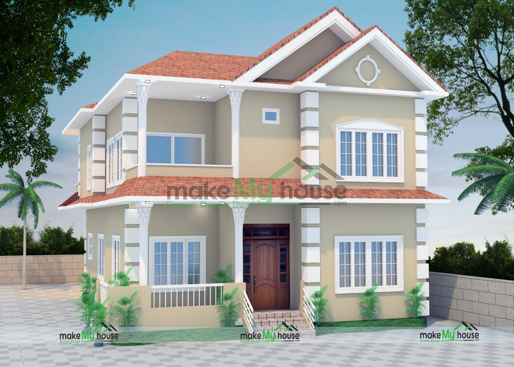 Duplex Exterior Elevation Design