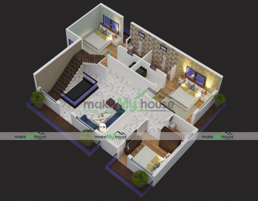 2 Storey 2 BHK House Design