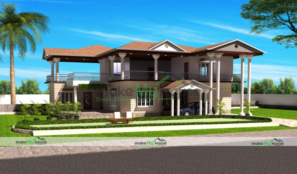 Duplex House Elevation Design