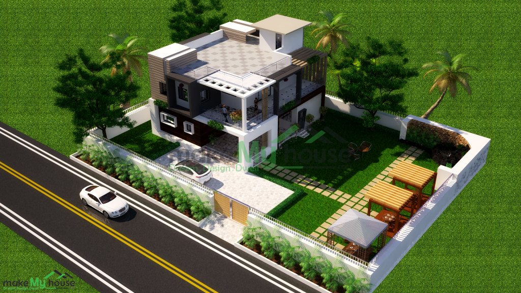 92ft x 70ft Exterior house design