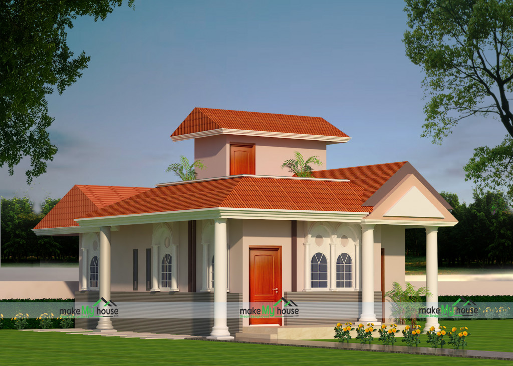 50ft x 110ft House Elevation Design