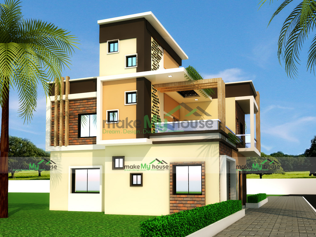 duplex-3d-elevation