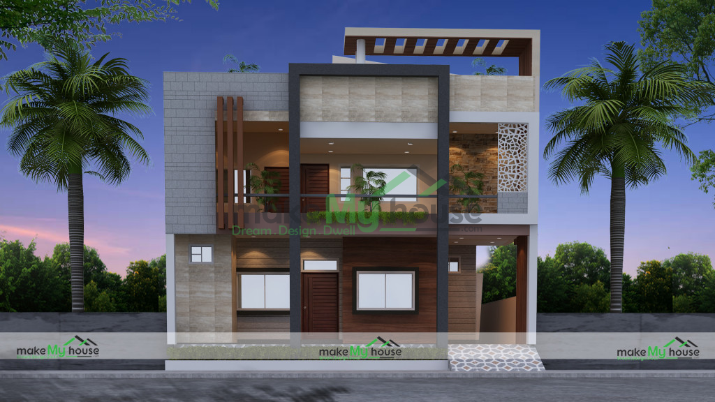 Duplex 3D House Design