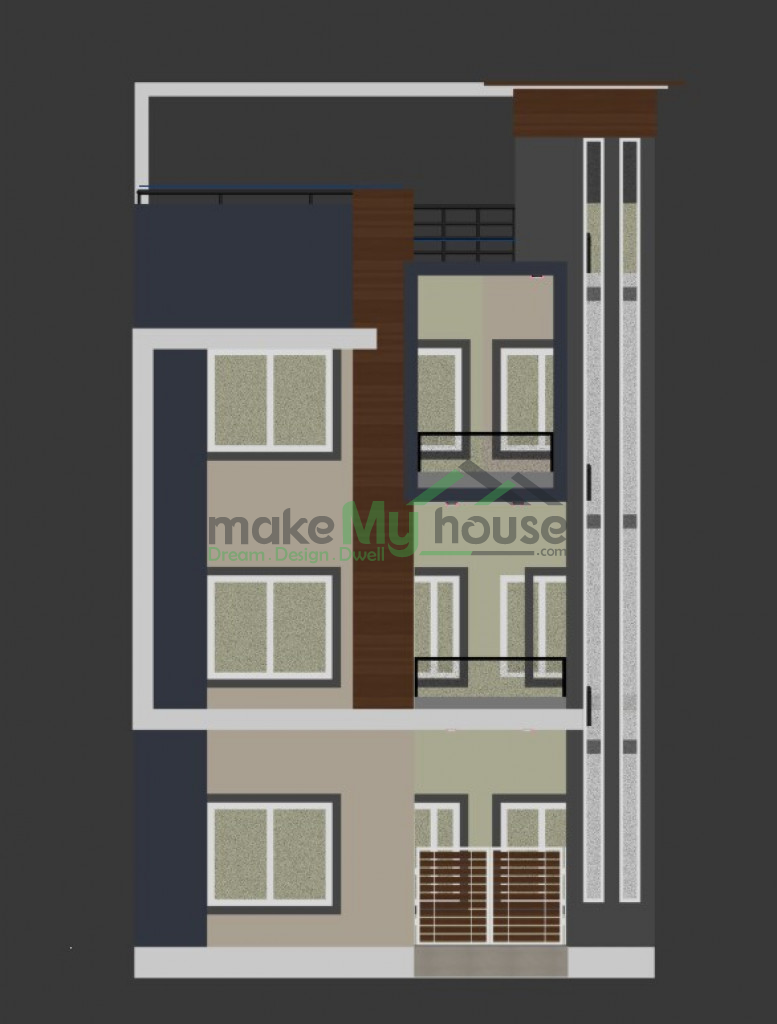 25x45 Floor Plan