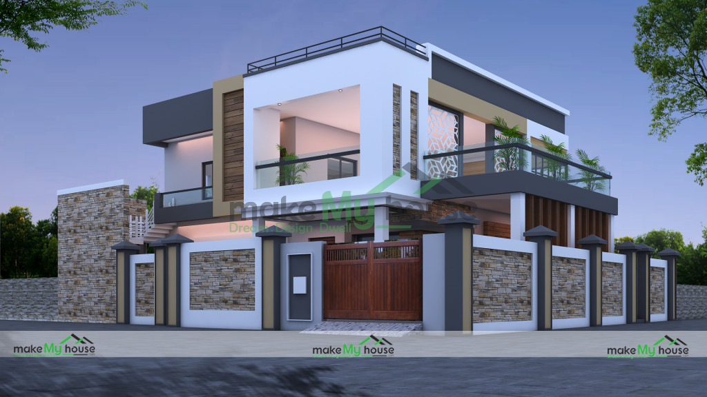 3016Sqft House Elevation Design