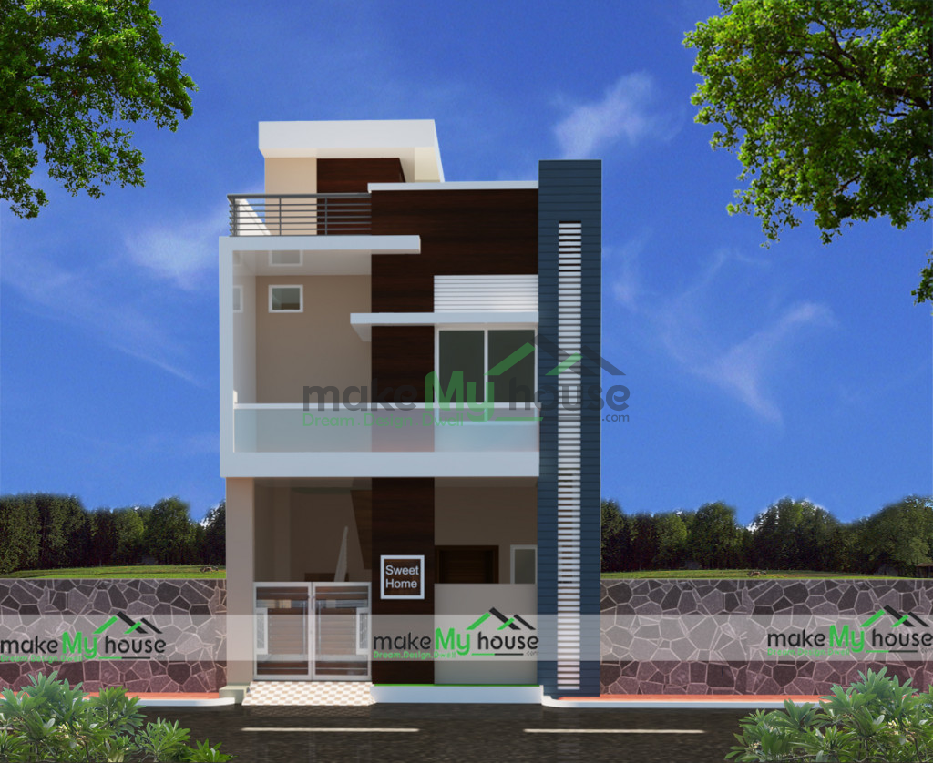 1100Sqft 3D House Design