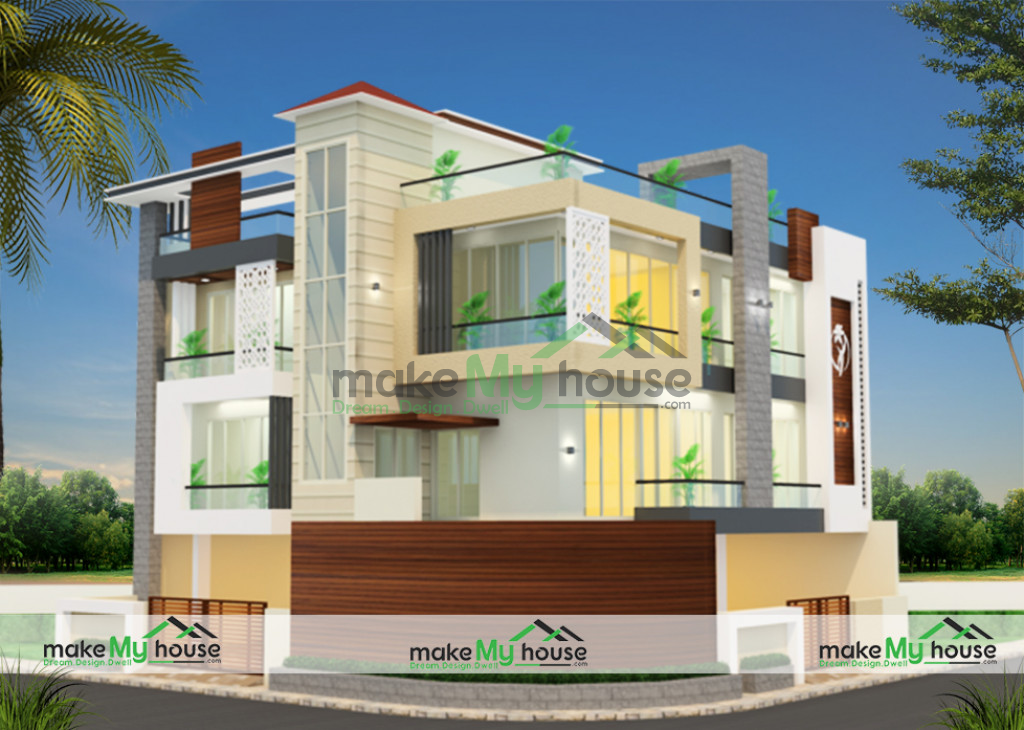 Triplex Floor Plan House Design