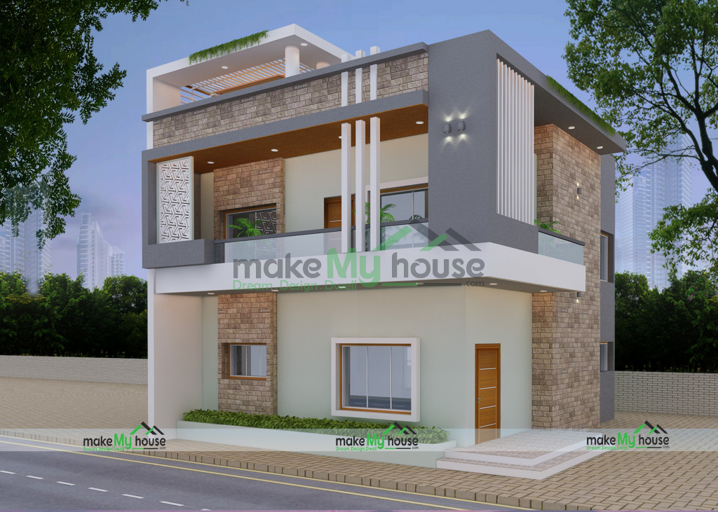 double storey house plan