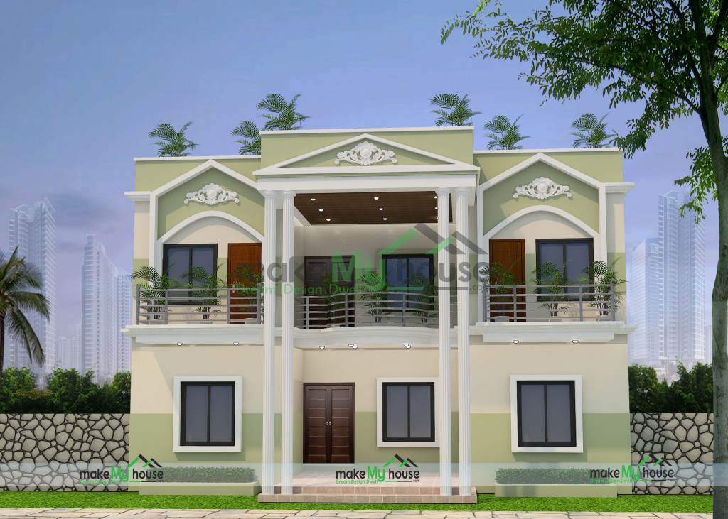 1800Sqft Exterior house design