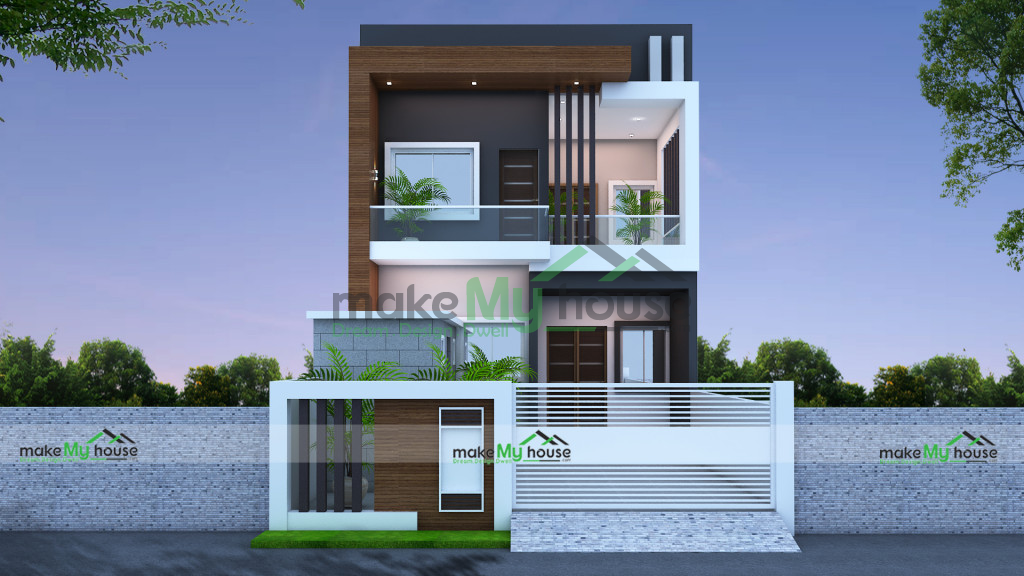 Duplex House Elevation Design