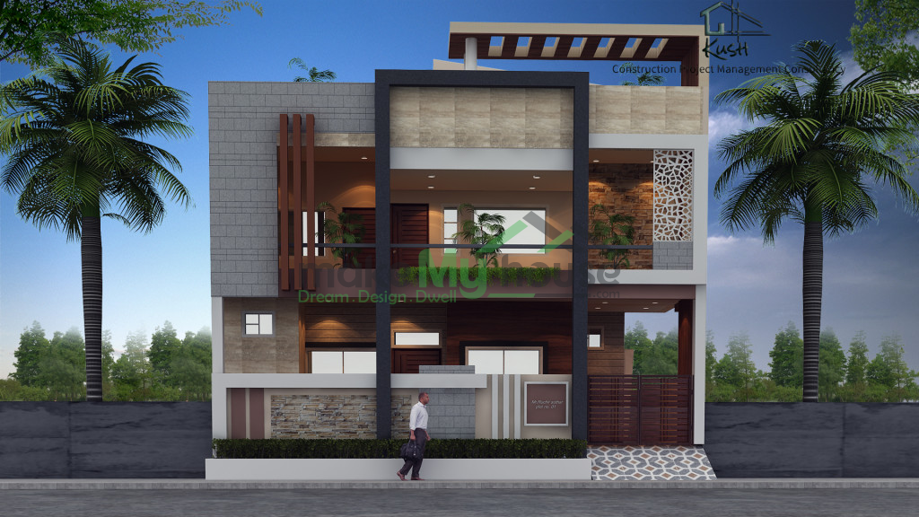 1505Sqft 3D House Design