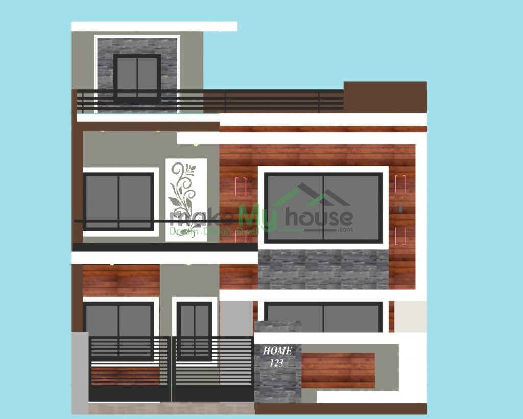 2 floor house elevation designs