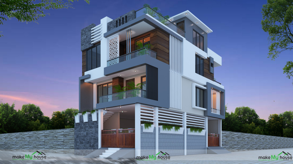 3 storey house plan