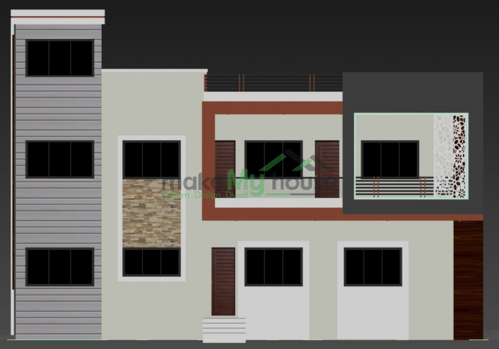 duplex house exterior 