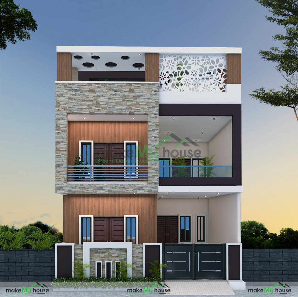 2 floor house elevation designs