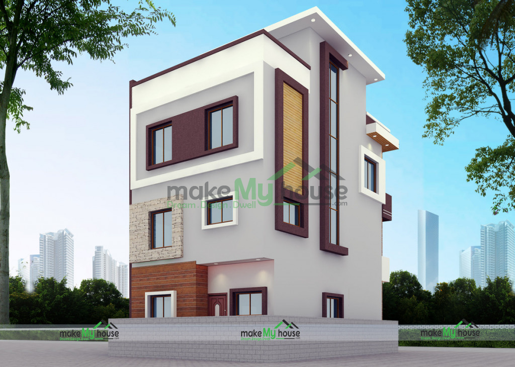 Three Floor House Design