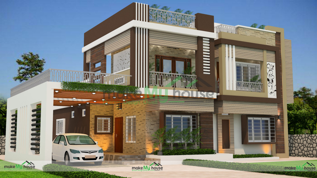 60ft x 100ft Architect in Bhandara