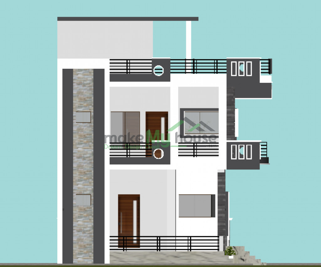 Buy 26x60 House Plan | 26 by 60 Front Elevation Design | 1560Sqrft Home ...