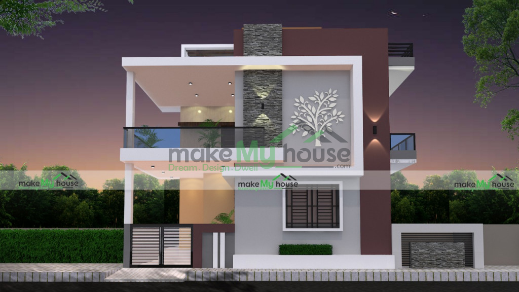 Duplex Exterior house design