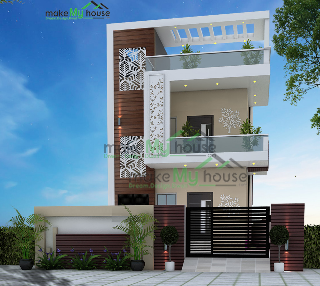 20ft x 48ft Exterior house design