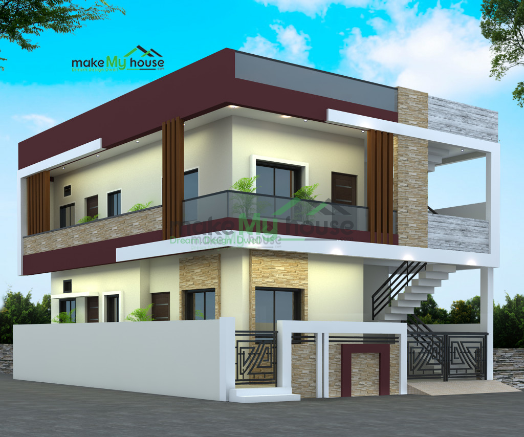 Duplex Exterior house design