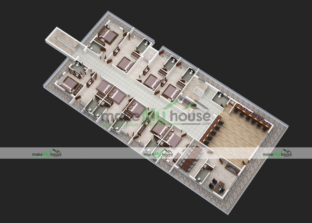 3D Corner Elevation Design