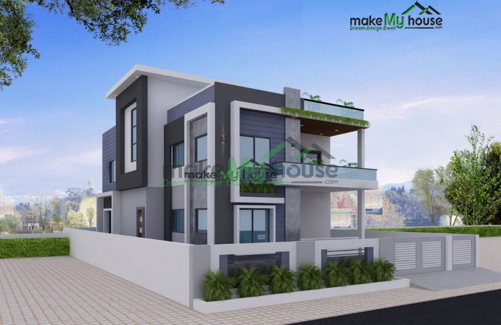 Duplex Exterior house design