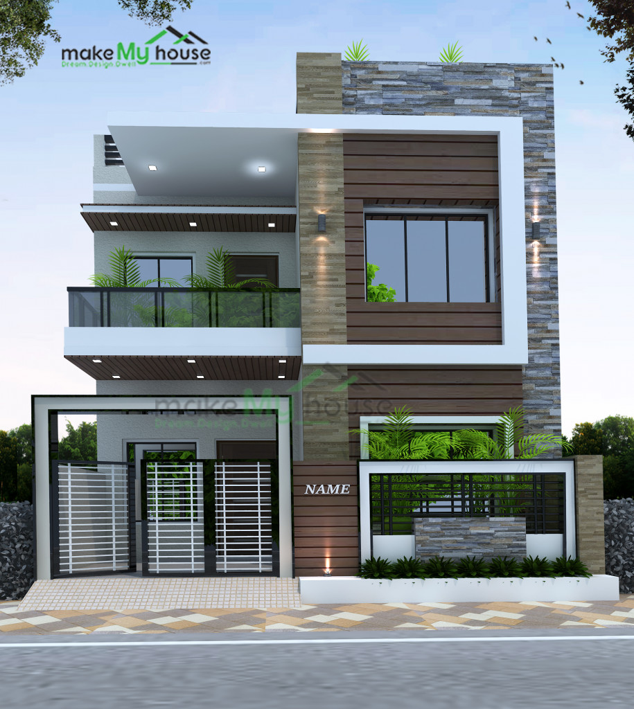 1012Sqft Exterior house design