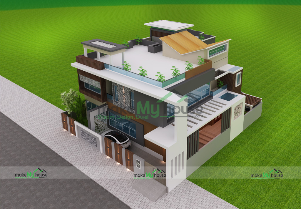 duplex exterior front view designs