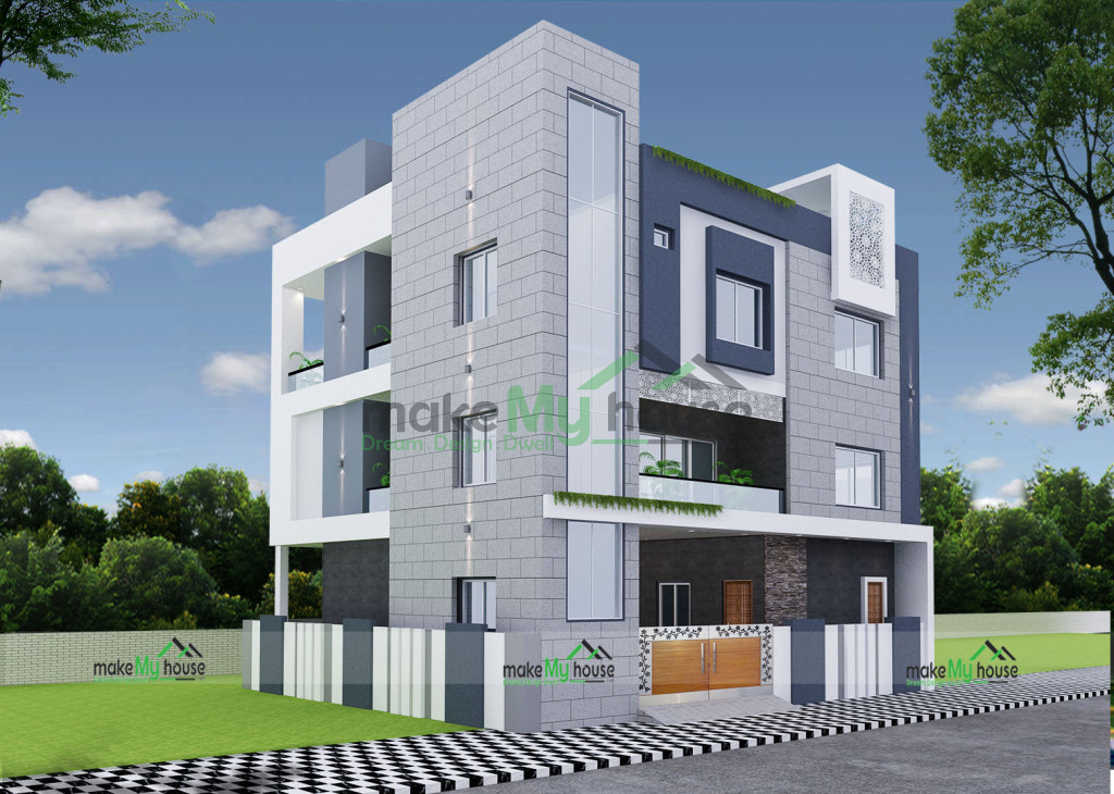 Triplex floor plan