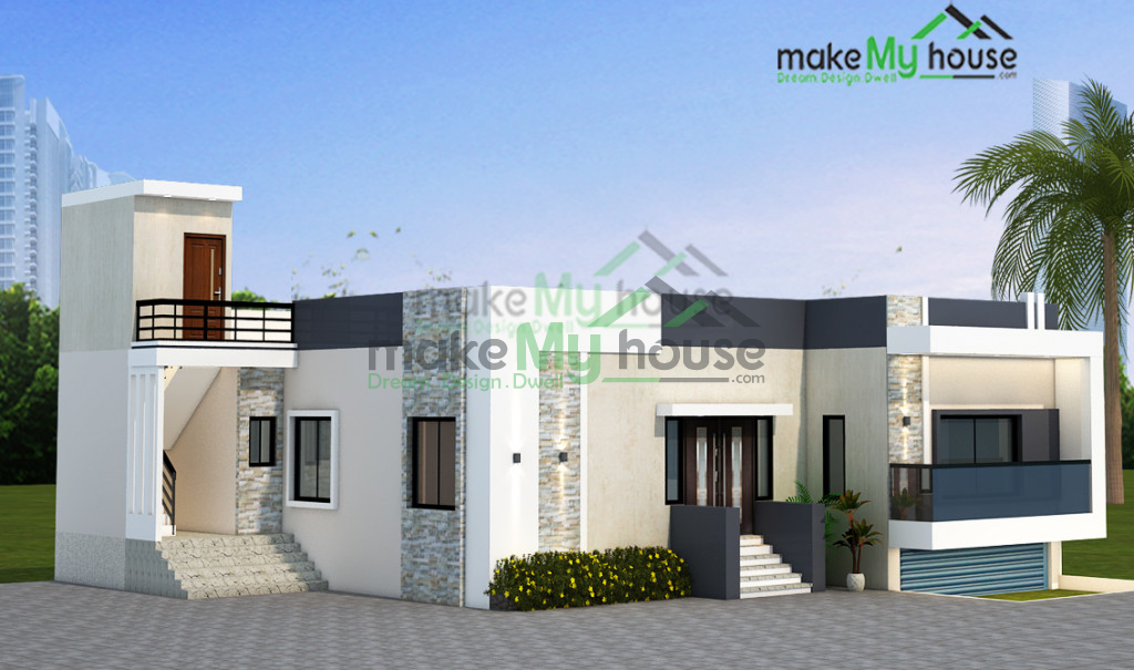 45x42 house elevation design