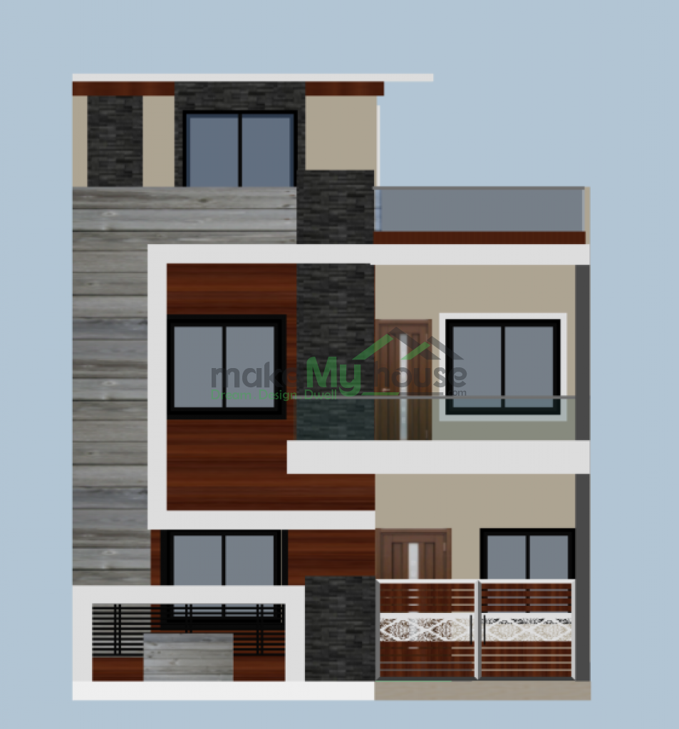 duplex house exterior design