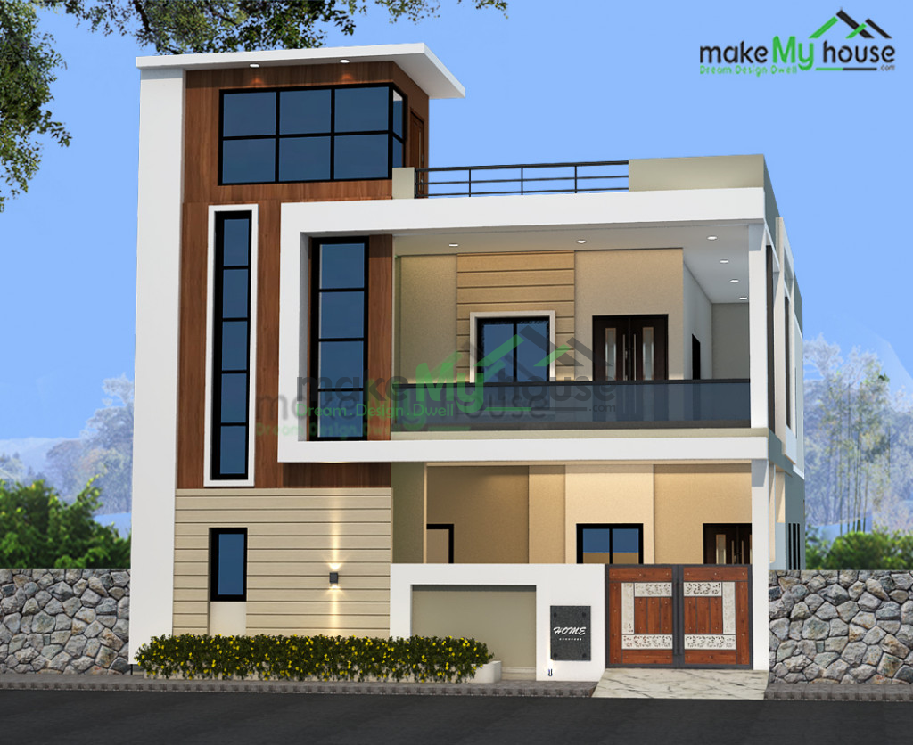 Duplex house elevation designs