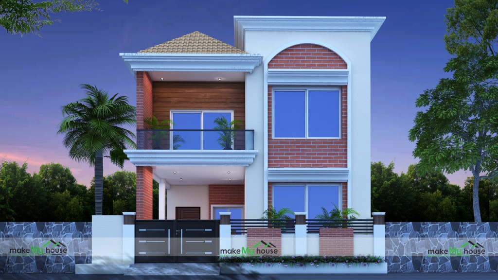 duplex house exterior design