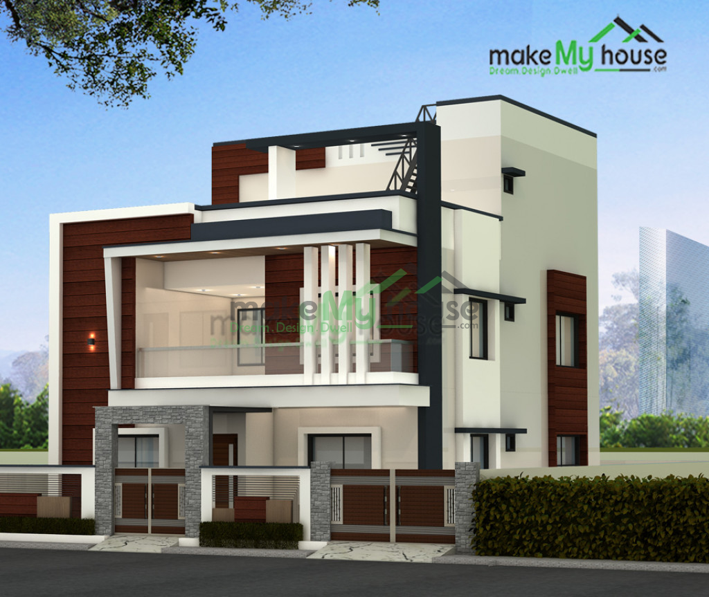 Duplex house elevation designs