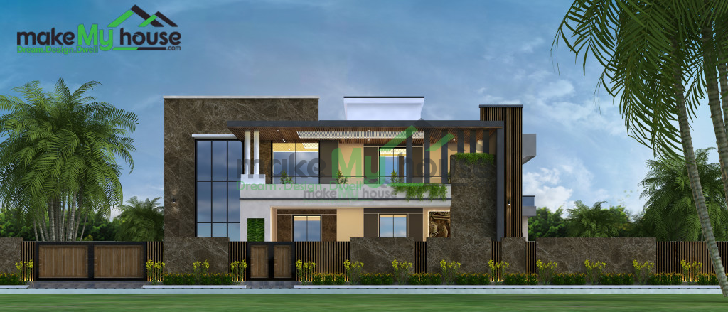 91ft x 154ft 3D House Design