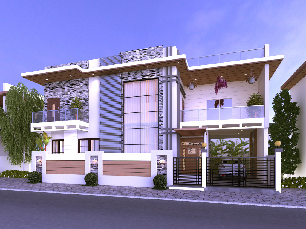  modern house elevation design