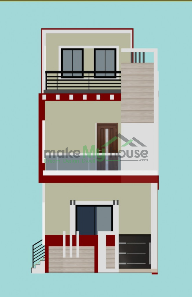 duplex house exterior design