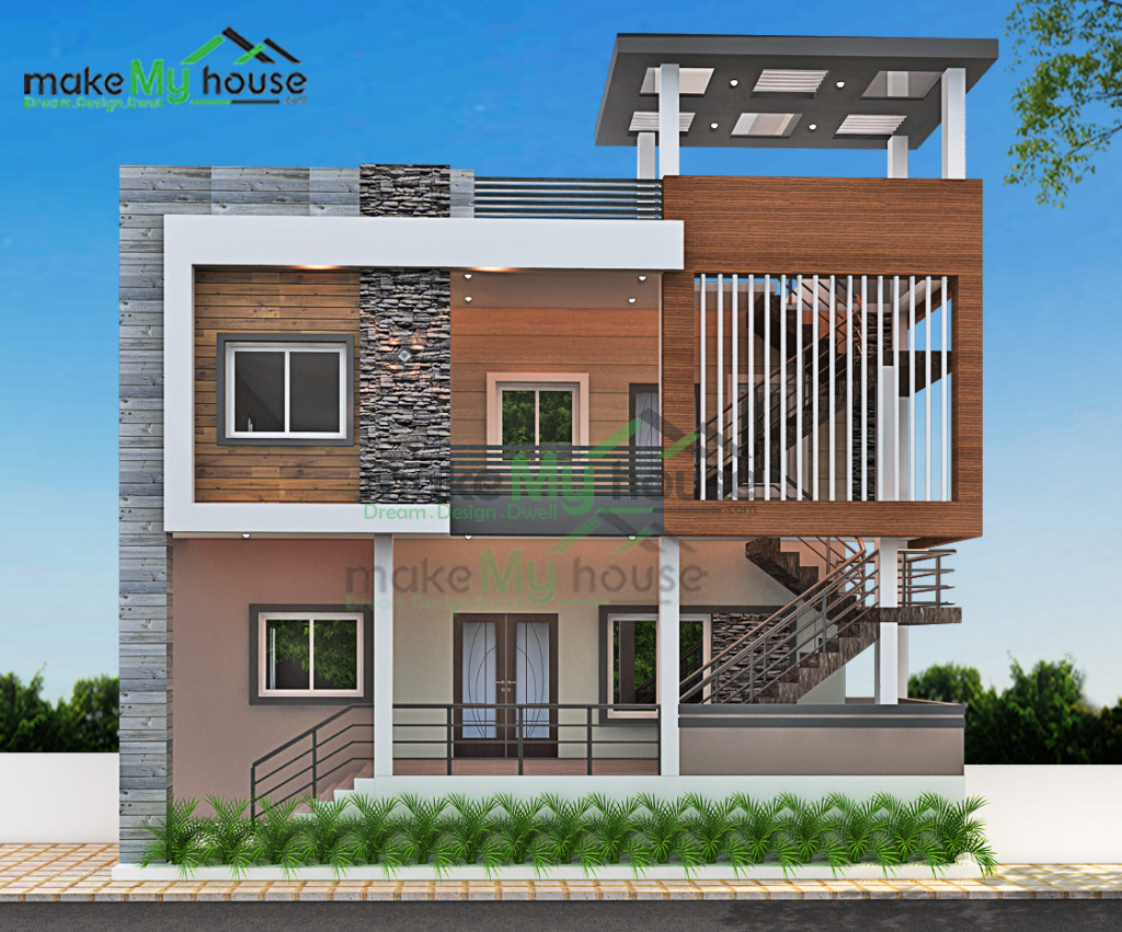 Duplex 3D House Design