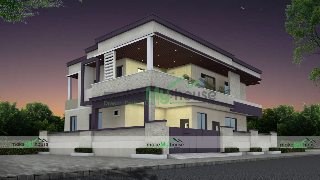 duplex house exterior design