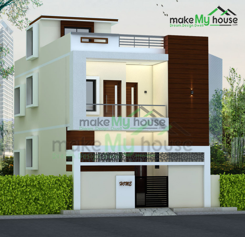 Duplex house elevation designs