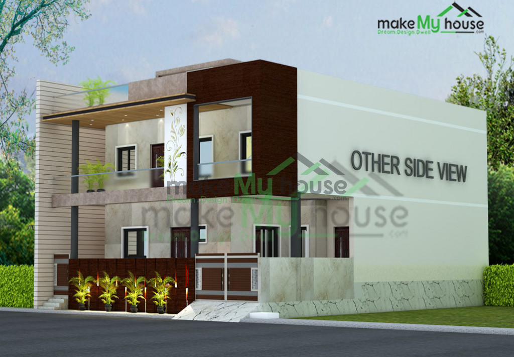 Duplex house elevation designs