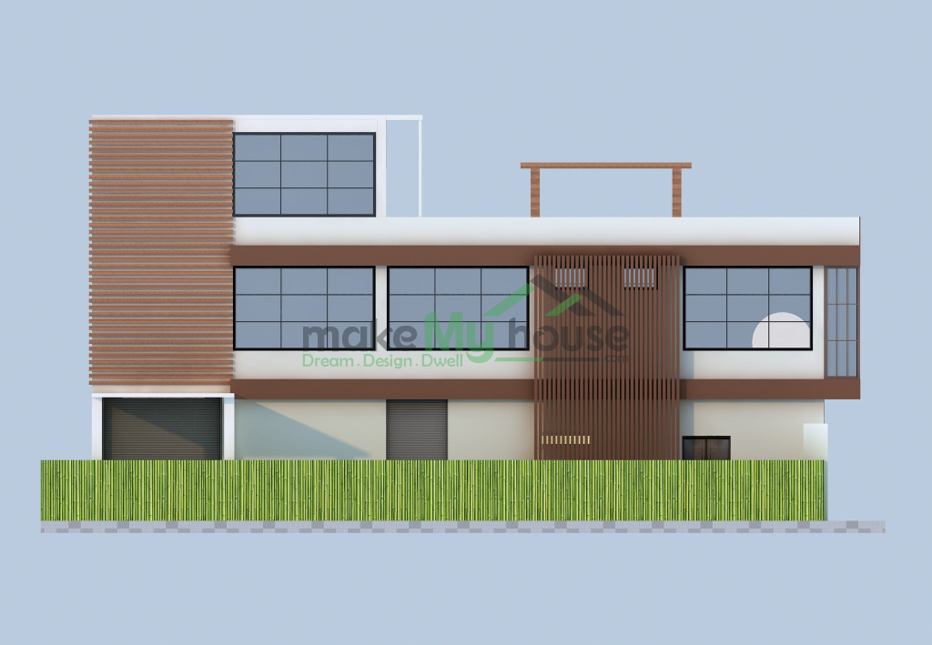 modern duplex commercial elevation design