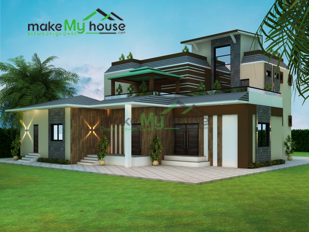 Duplex 3D House Design