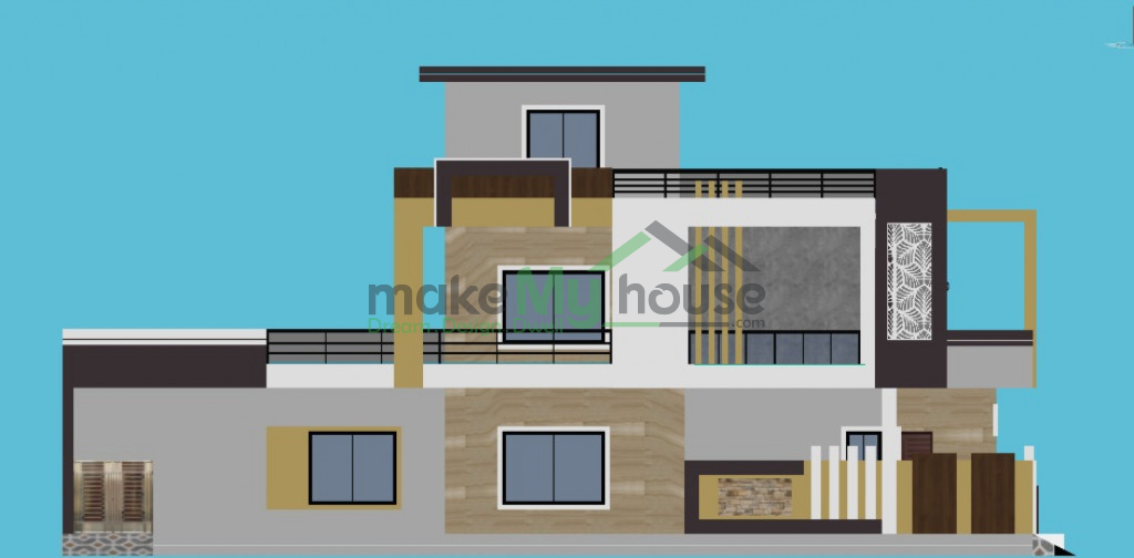 Duplex house elevation designs