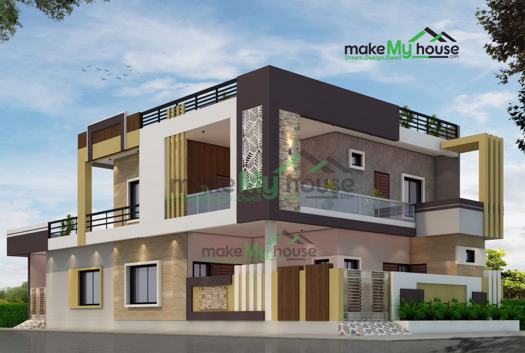 Duplex 3D House Design